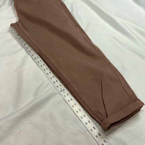 Falls Creek Dusty Pink Button Fly Cuffed Ankle Pants - Picture 10 of 10